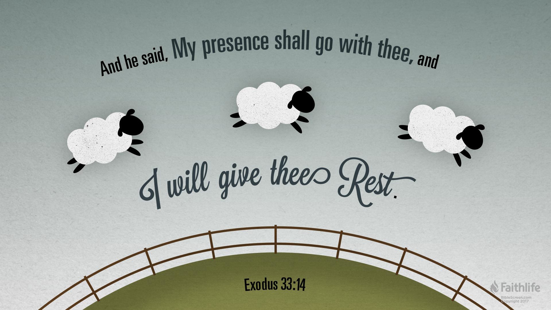 Verse of the Day 8.31.17 -- Exodus 33:14.