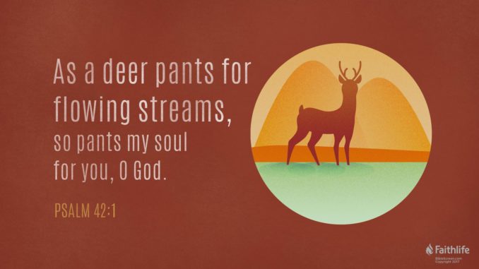 Memorize Psalm 42:1 with context