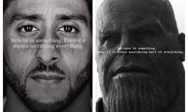 Perfecto Mal dentro de poco Colin Kaepernick Nike Ad | Meme | Poor Philosophy | Thanos