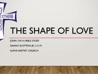 The Shape of Love: The Cross | John 15:9-14 Lesson [Slideshow]