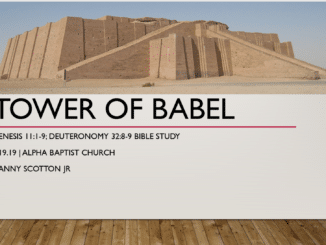 Tower of Babel (Genesis 11:1-9) Bible Study [Slideshow+]