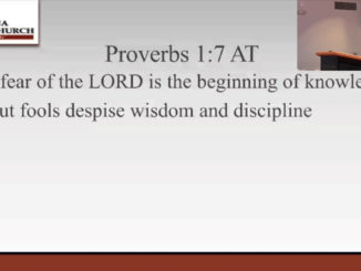 "First Things First, House Rules" | Proverbs 1:7 Sermon