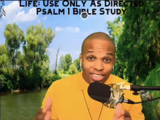 "Life: Use Only As Directed" (Part I) | Psalm 1:1-2 Bible Study